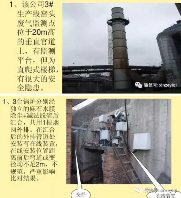 幾張不合格的案例告訴我們 選擇CEMS煙氣在線監(jiān)測的安裝位置很重要！